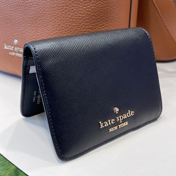 Kate Spade Madison Small Bifold Wallet
Black 
NWT - Picture 1 of 16